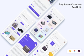 Bag Store e-Commerce App UI Kit