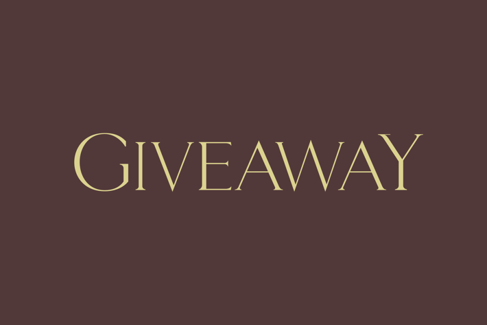 Giveaway - Classy Serif Font