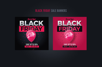 Black Friday Sale Banner / Social Media Template