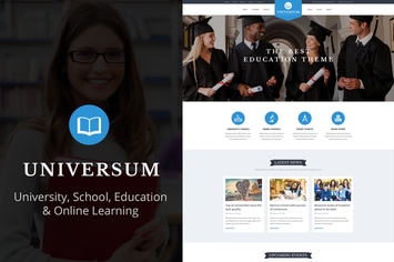 Universum - Education, Event and Course Template