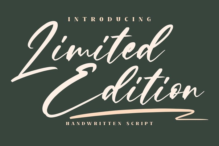 Limited Edition Signature Script