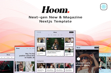 Hoom - News & Magazine NextJS Template