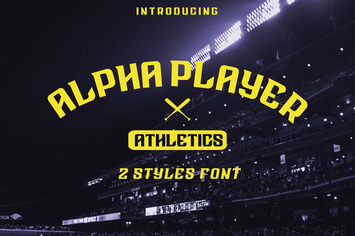 Alpha Player font