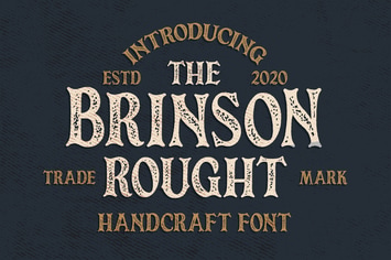 Brinson Rought - Vintage Serif Font