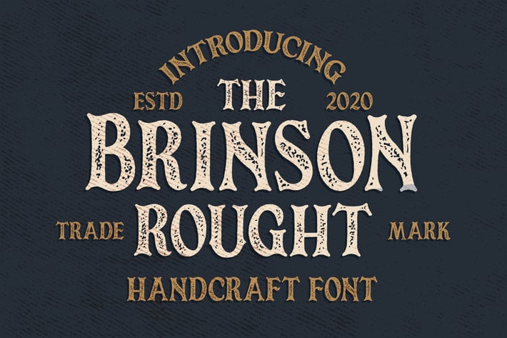 Brinson Rought - Vintage Serif Font