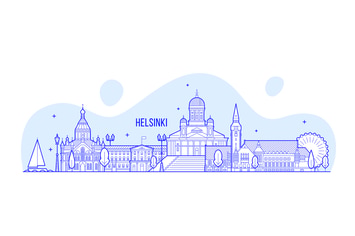 Helsinki skyline, Finland