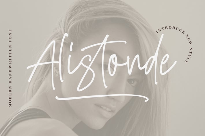 Alistonde Monoline Font
