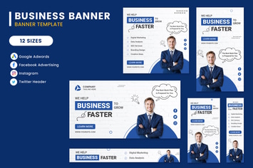 Bussiess Google Adwords Banner Template