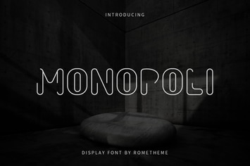 Monopoli - Display Font