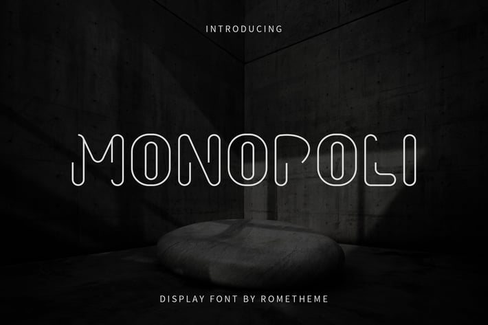 Monopoli - Display Font