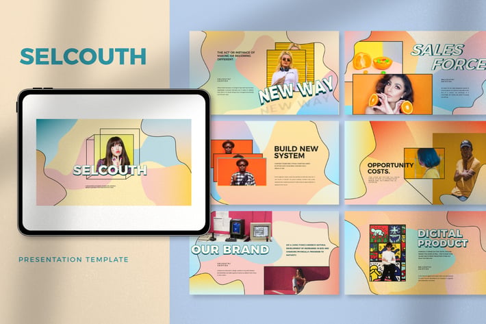 Selcouth - Pastel Portfolio Creative Powerpoint