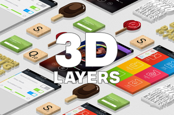 3D Isometric Layers