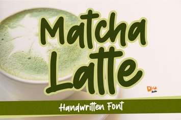 Matcha Latte - Handwritten Font