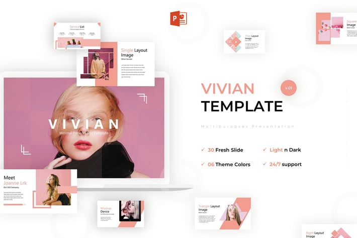 Vivian - Powerpoint Template