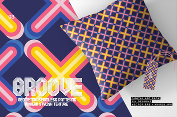 Groove-Geometric Seamless Patterns 03