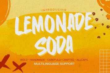 Lemonade Soda - Bold Handmade Carefully All Caps