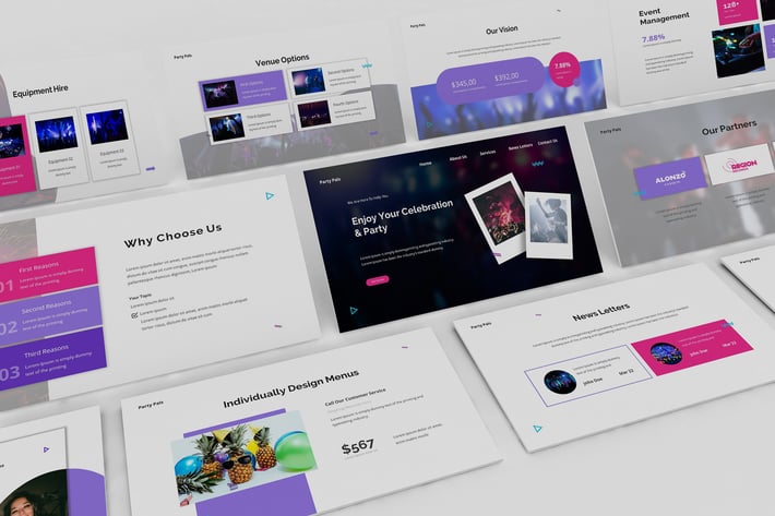 Party Planner Keynote Template