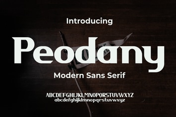 Peodany Font