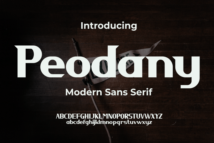 Peodany Font