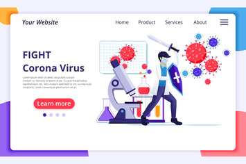 Corona Virus Illustration