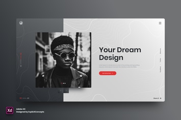 Hero Header Vol 26 - Adobe XD