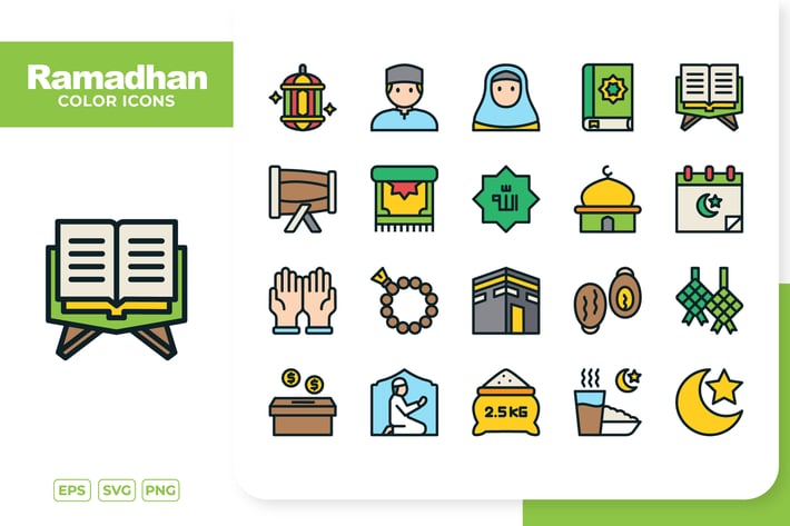 Ramadhan Color Icons
