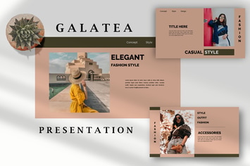 Galatea Stylish - Fashion Powerpoint Template