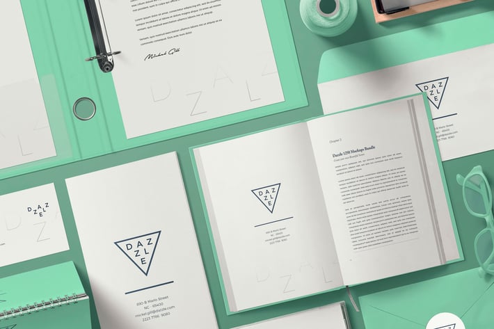 Stationery Branding Mockup Scenes