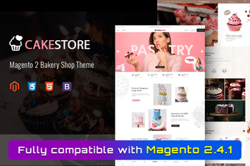 Cakestore - Responsive Magento 2 Bakery Theme