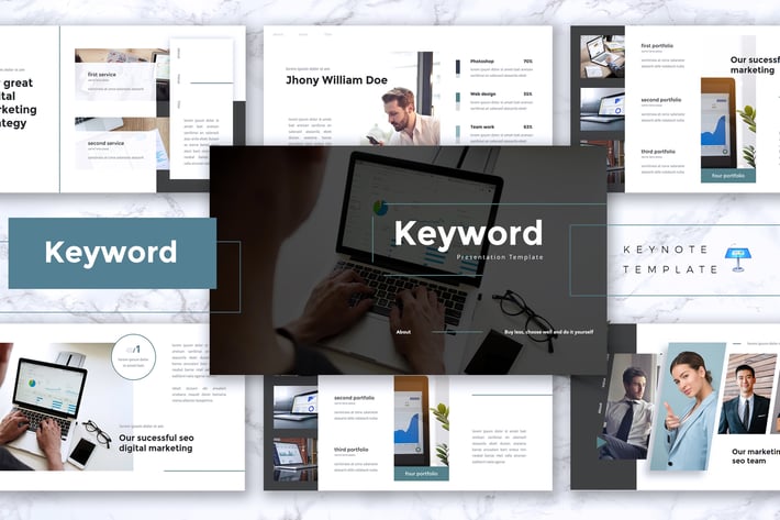 KEYWORD - SEO Digital Marketing Keynote Template