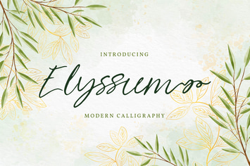 Elyssum | Modern Calligraphy Font