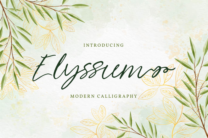 Elyssum | Modern Calligraphy Font