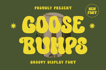 Goosebumps - Display Font
