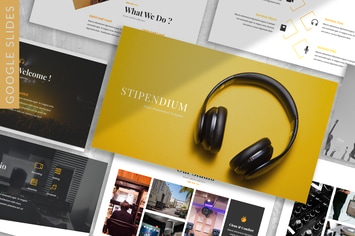Stipendium - Music Google Slide Template