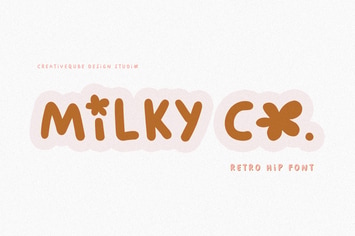Milky Co Retro Font