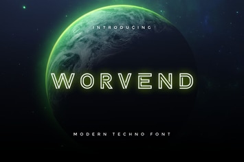 Worfend Modern Techno Font
