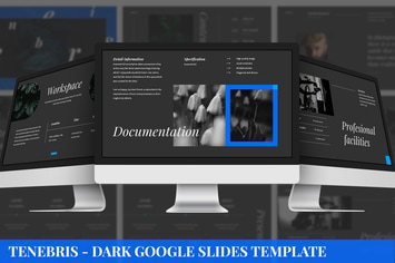 Tenebris - Dark Google Slides Template