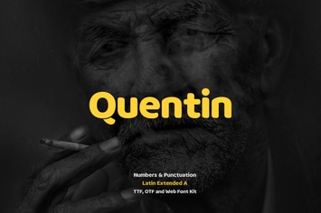 Quentin Pro Typeface + Webfonts