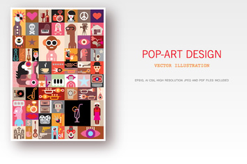 Pop-Art Design vector illustration