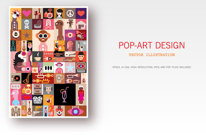 Pop-Art Design vector illustration