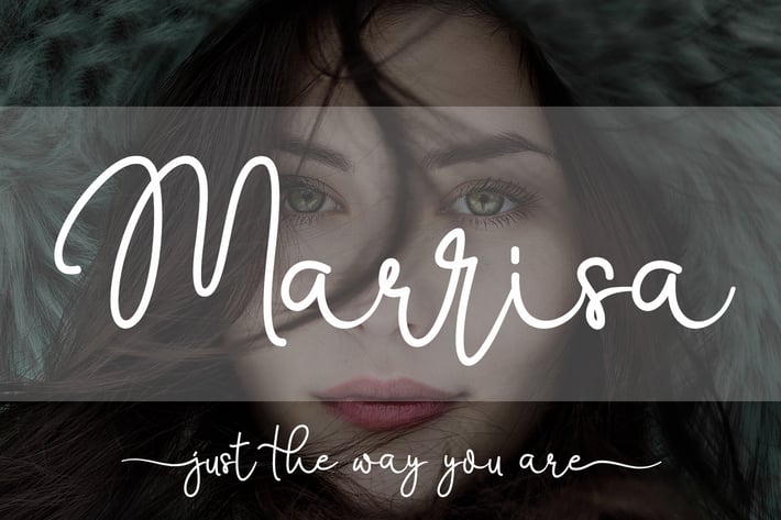 Marrisa - Beautiful Script Font