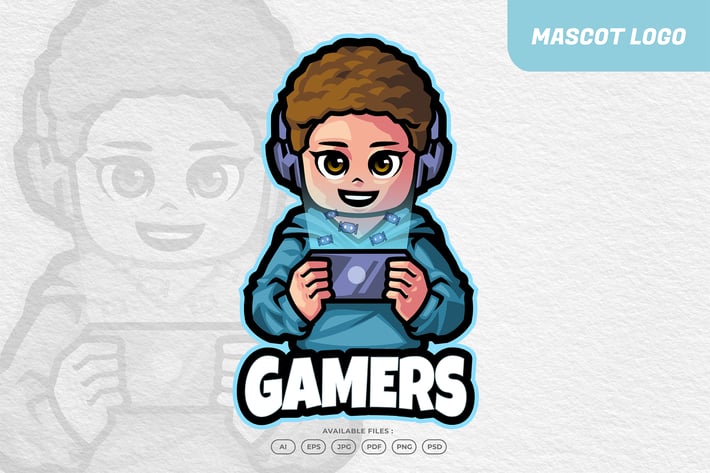 Gamer Boy Logo