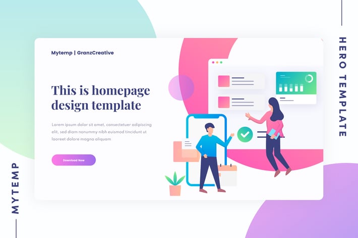 Mytemp - Teamwork Illustration v6
