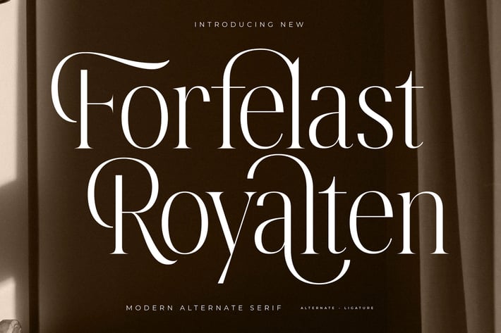 Forfelast Royalten Modern Alternate Serif Font