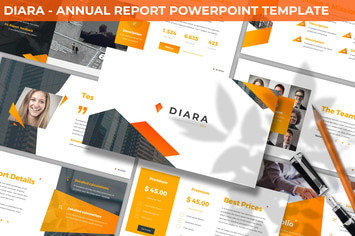Diara - Annual Report Powerpoint Template