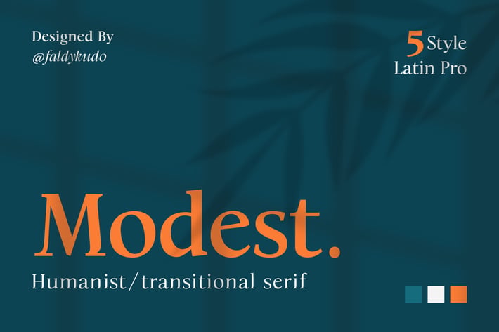 Modest Humanist Serif