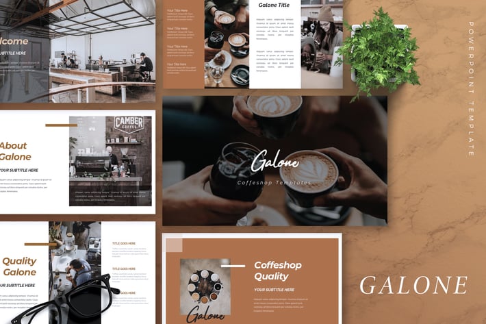GALONE - Coffee Shop Powerpoint Template