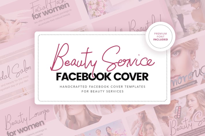 Salon & Beauty Service Facebook Cover Template