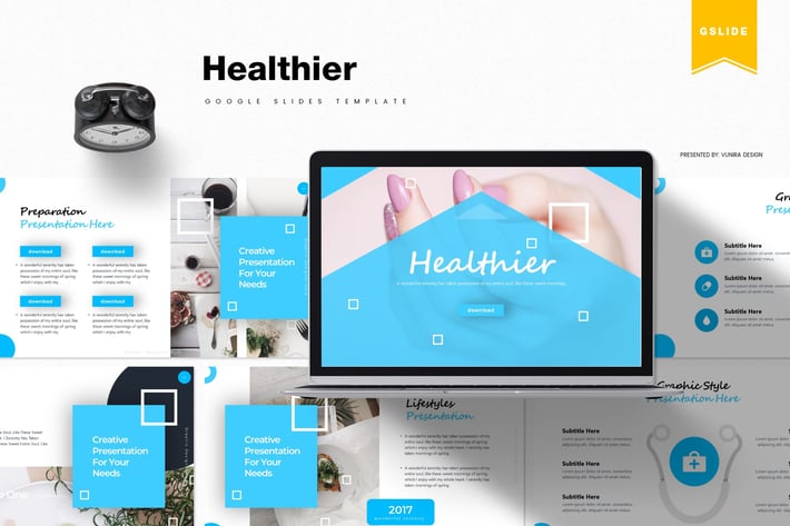 Healthier | Google Slides Template