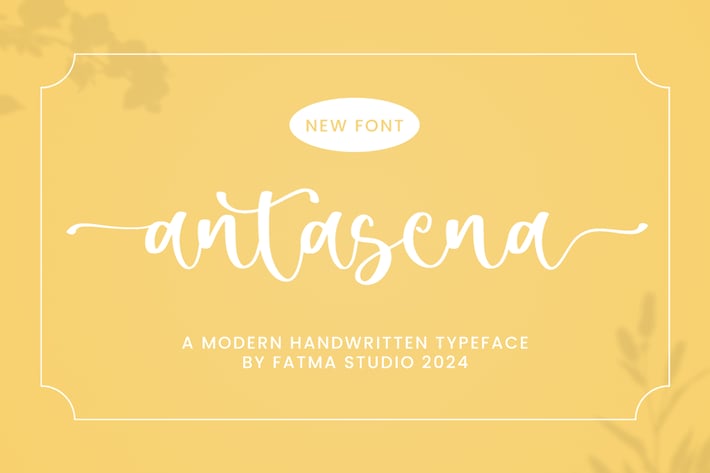 Antasena - A Lovely Script Font
